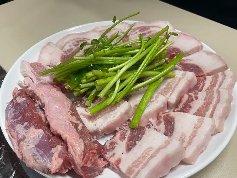 소금구이 모둠 한 상 차림