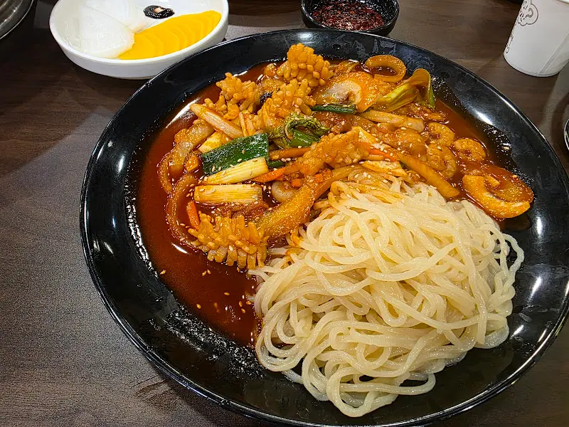 야끼우동 단독 샷