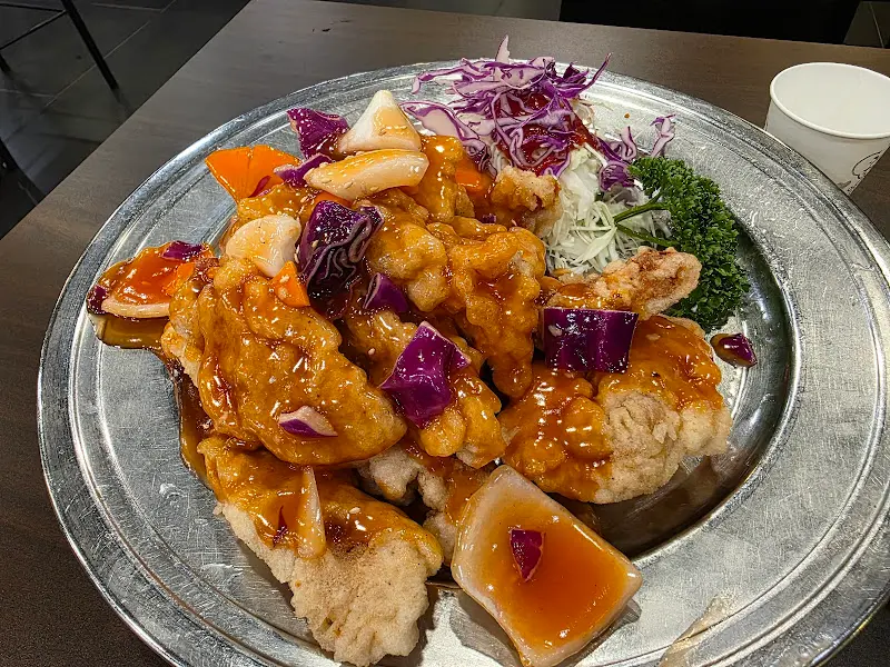 탕수육 근접 샷