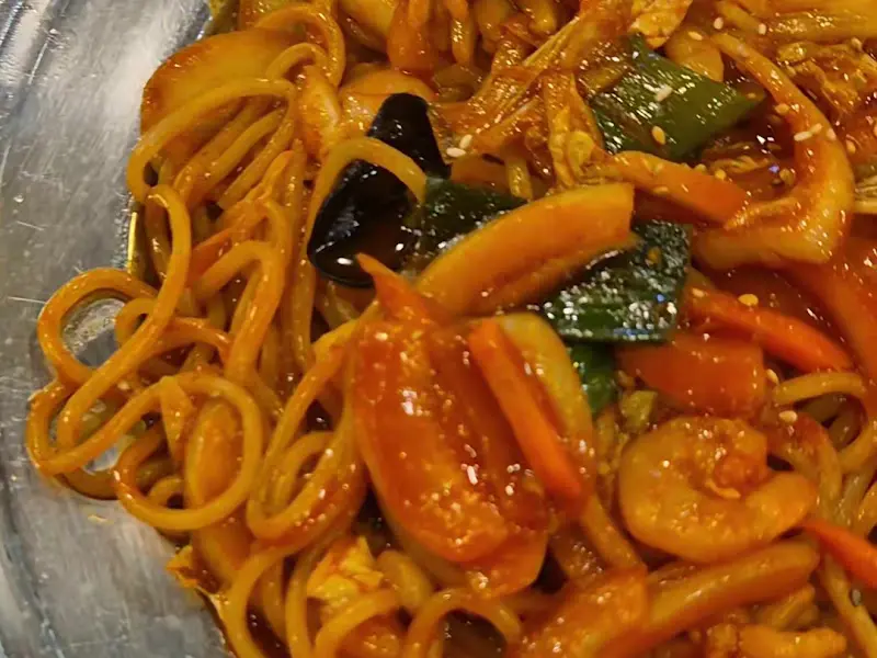 야끼우동 해산물