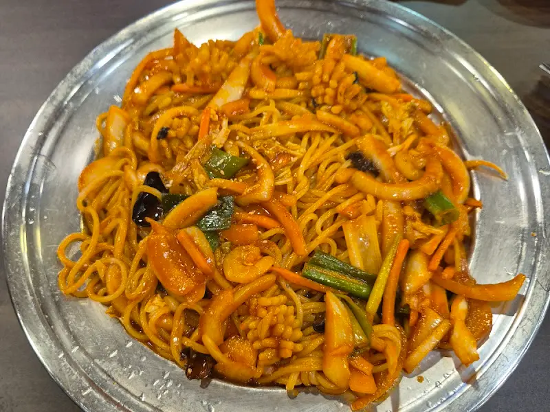 야끼우동 전체적인 모습