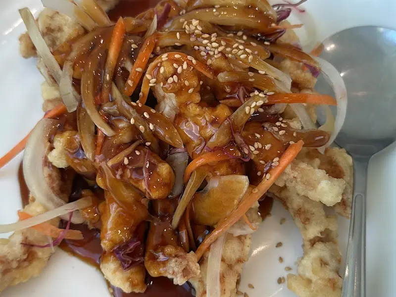 윤기가 흐르는 탕수육