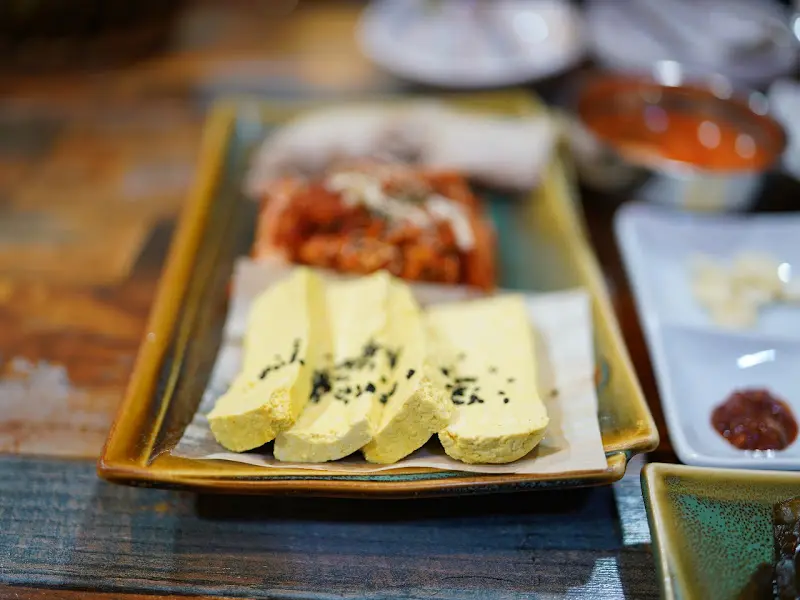 황금두부와 김치
