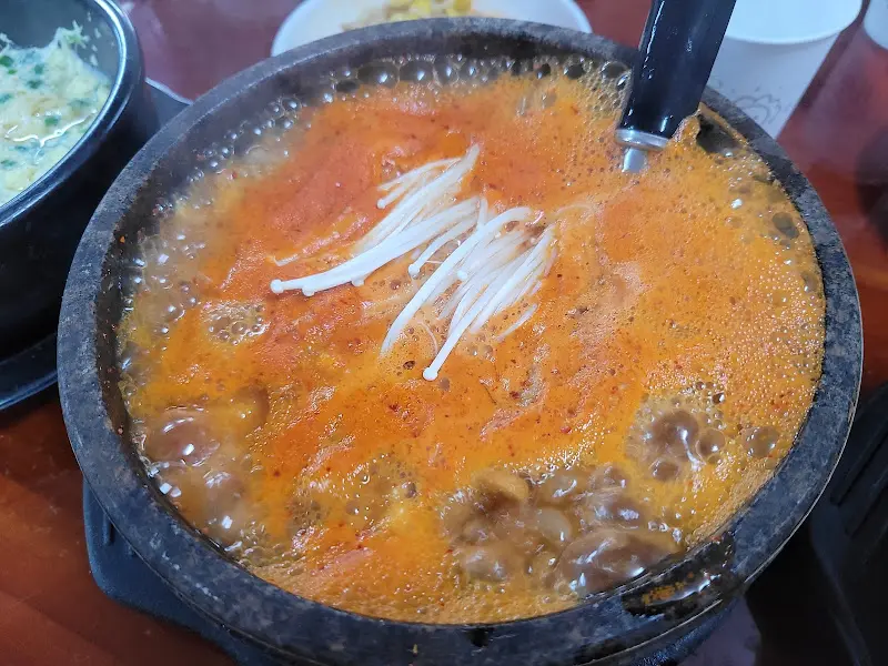 돌솥 김치 된장