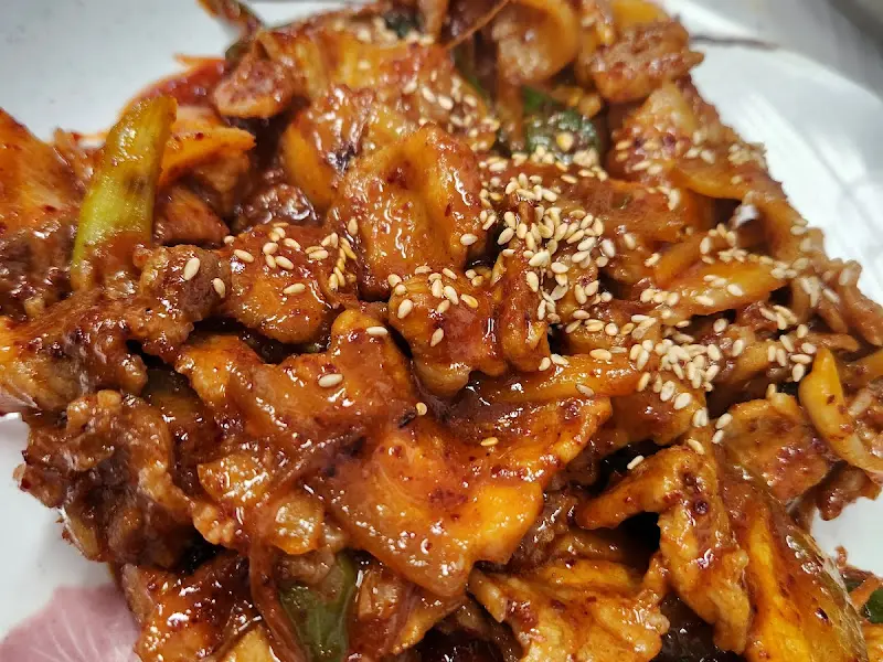 제육볶음 근접샷