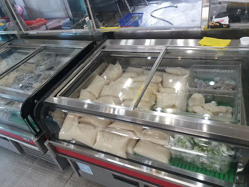 청담집 포장 판매대