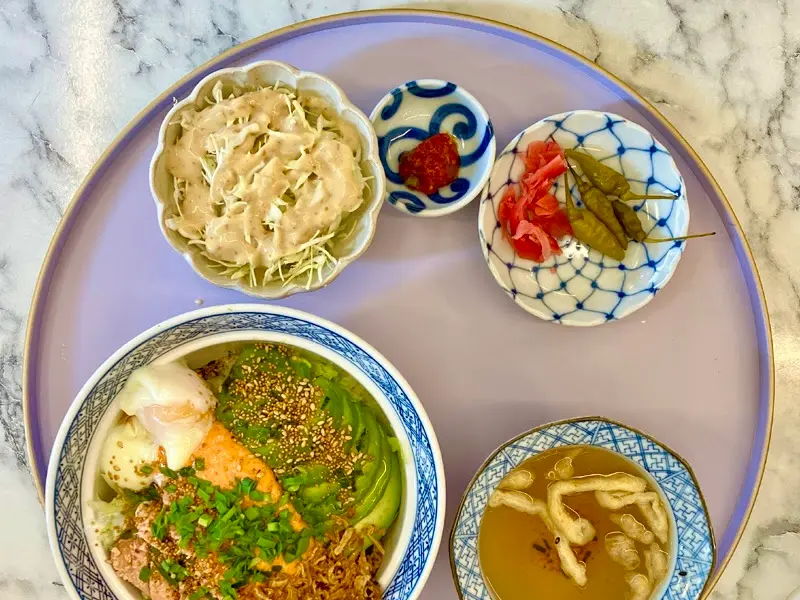 명란 아보카도 덮밥