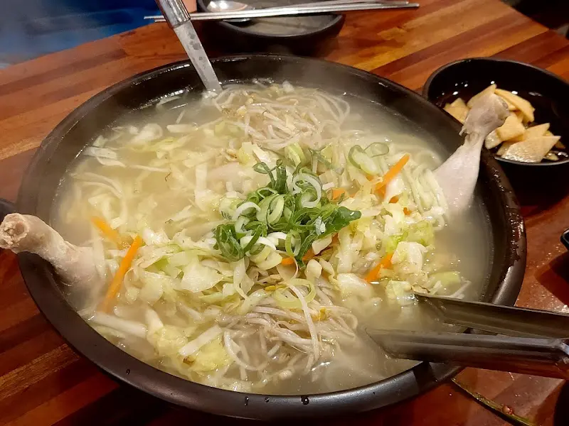 닭칼국수 비주얼