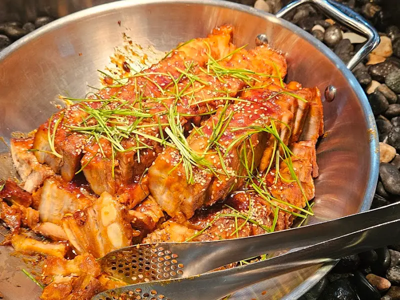 마이어스 뷔페의 음식