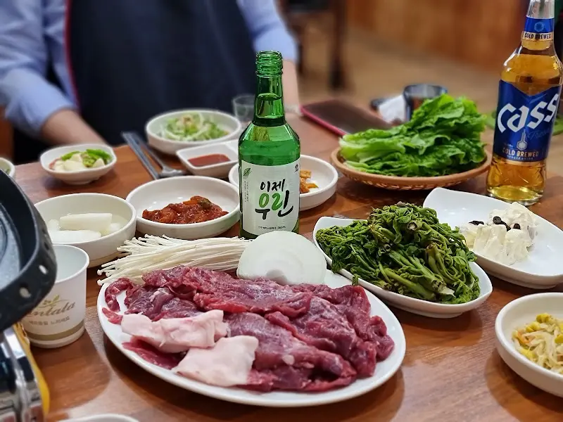 맛있는 갈매기살 한 상