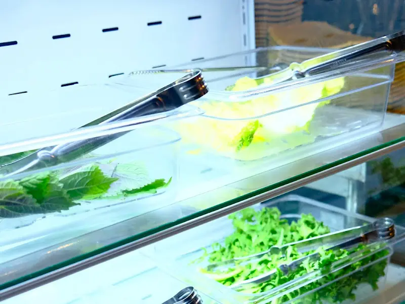 신선한 쌈 채소