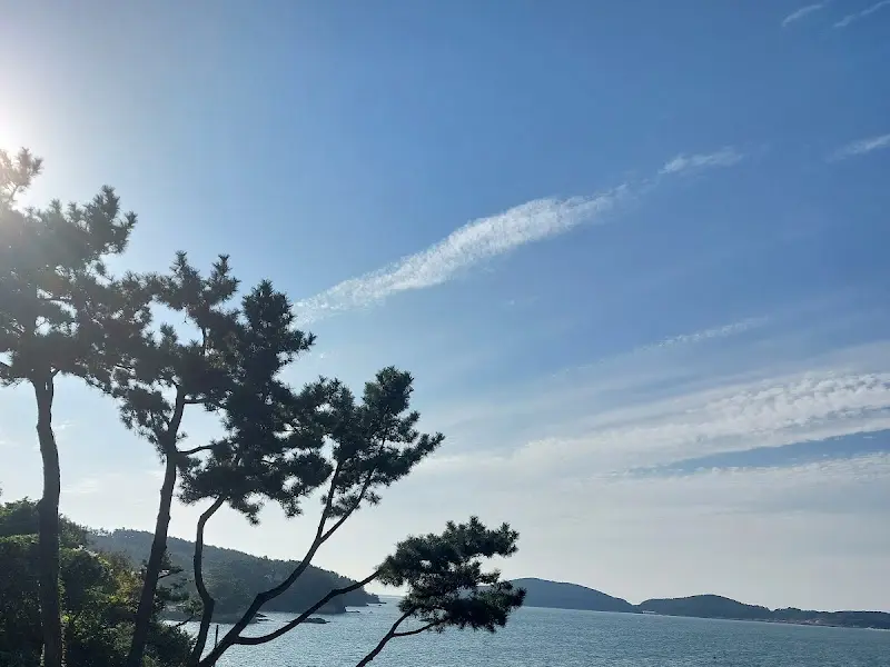 카페 바이더오 앞바다 풍경