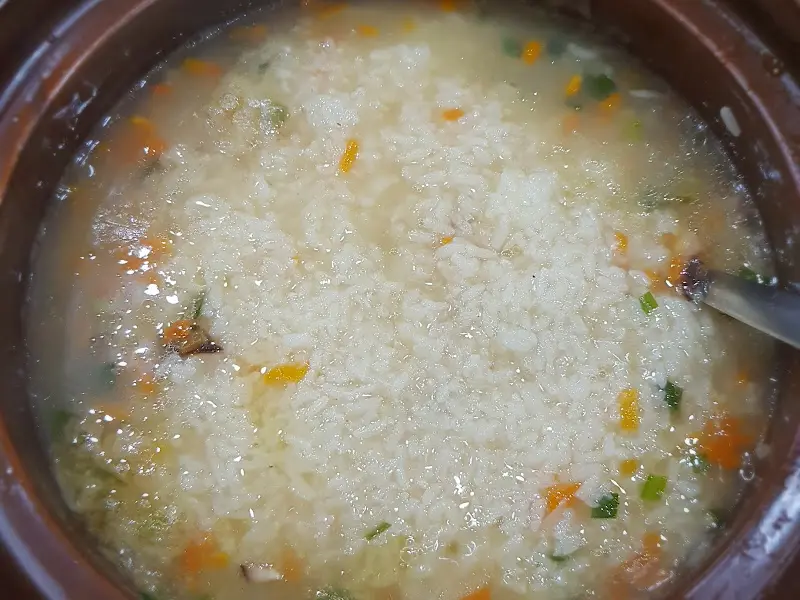 오리죽 클로즈업