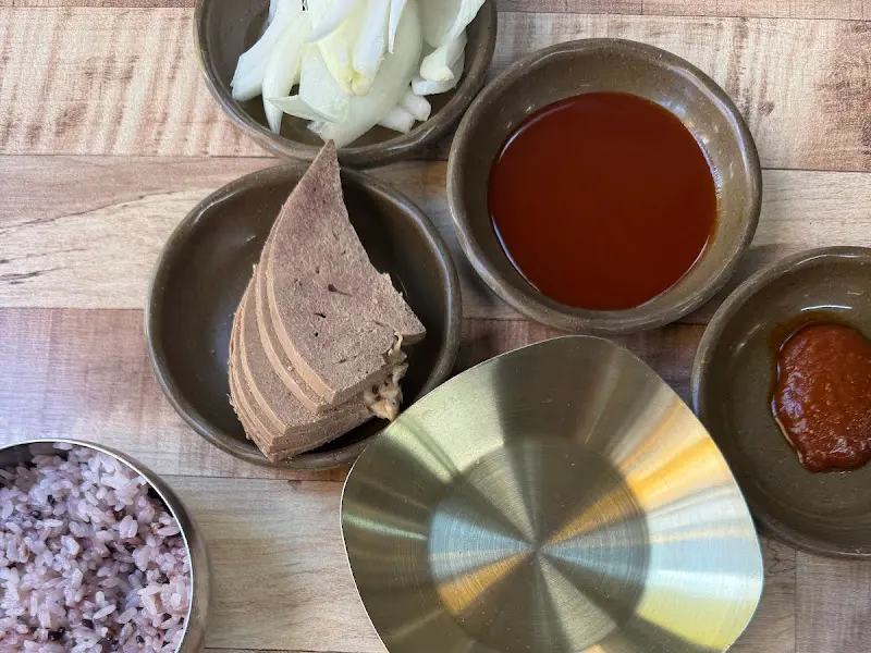 셀프바에 준비된 간