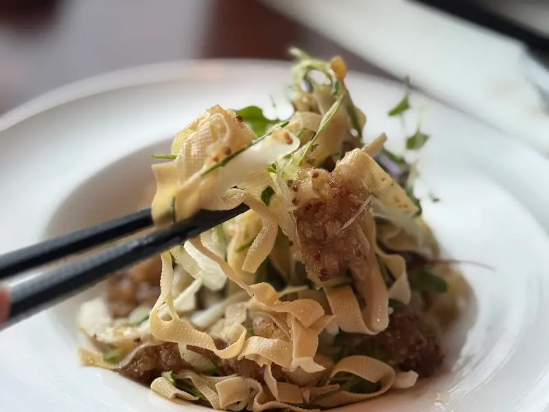 포두부 샐러드 근접샷