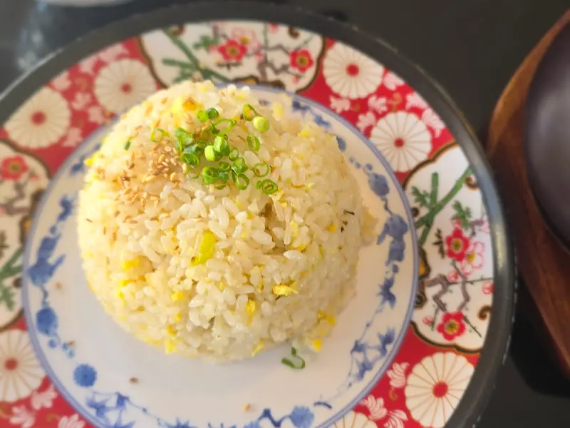 계란 볶음밥 클로즈업