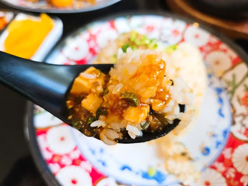 마파두부 볶음밥 조합