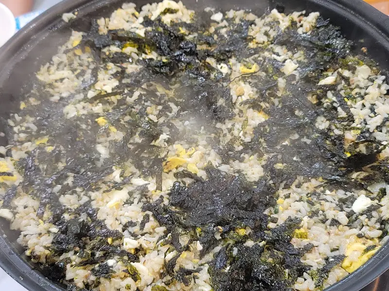 스지전골 후 볶음밥