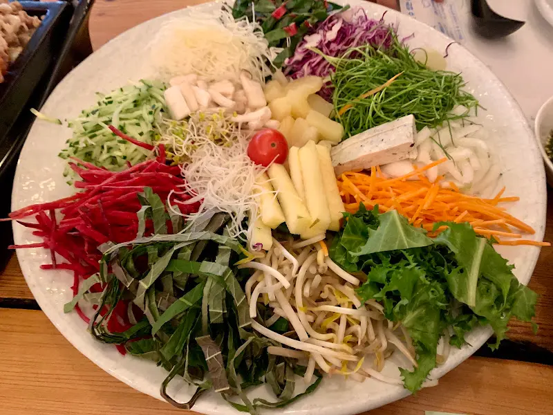 싱싱한 채소 모듬