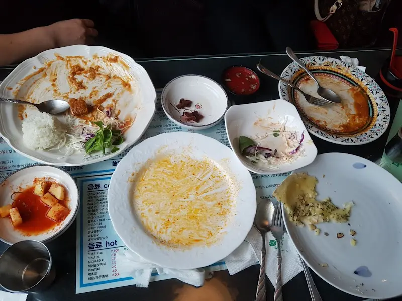 식사를 마친 테이블