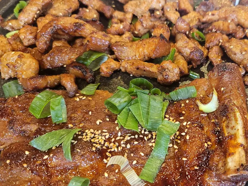 흑돼지 깨비 정식 확대샷