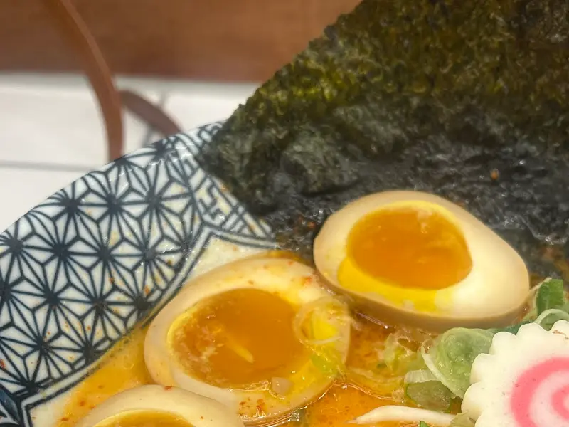 반숙란 클로즈업