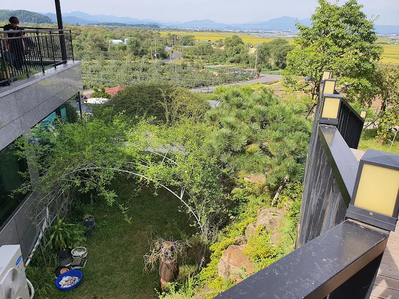 카페에서 바라본 풍경