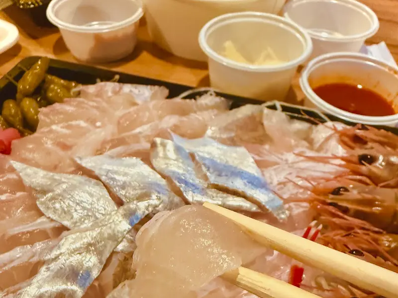 싱싱한 회 한점