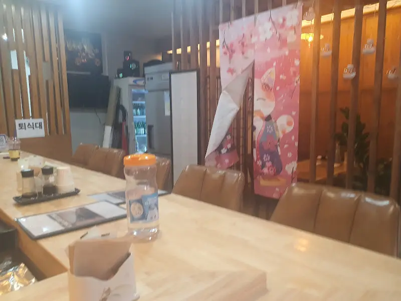 도가우동 내부 인테리어