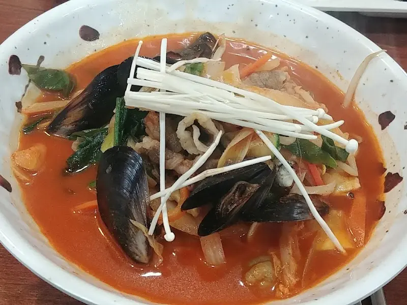 차돌박이가 들어간 짬뽕