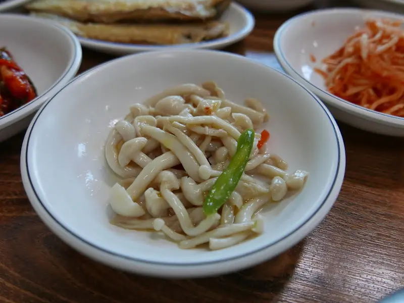 버섯볶음 반찬
