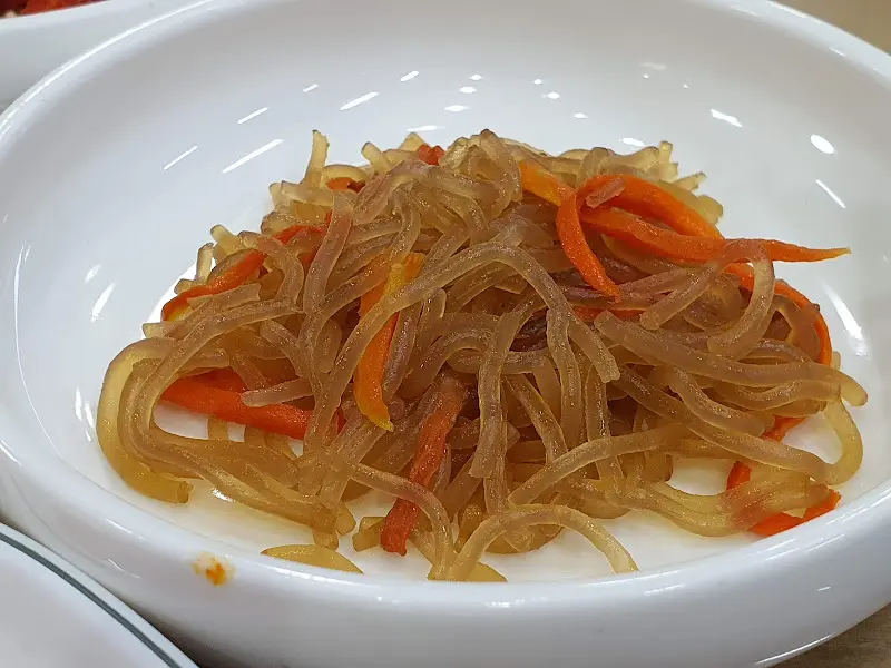 전주 한국식당 잡채