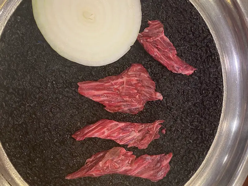 불판 위의 안창살