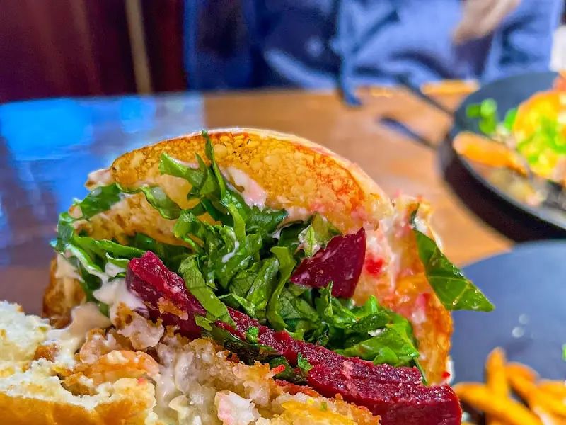 블랙 트러플 쉬림프 버거