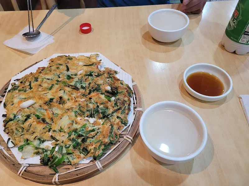 파전과 막걸리 한 잔