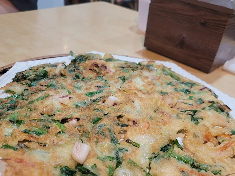 노릇노릇 구워진 파전