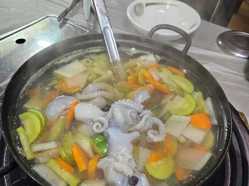 연포탕 조리 과정