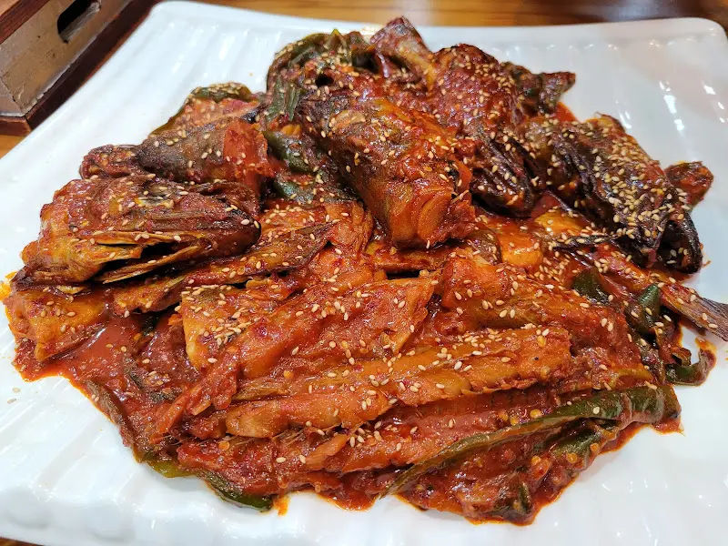 명태조림 한 상 차림