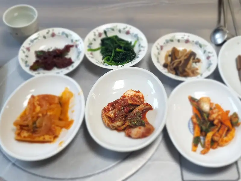 다양한 한식 메뉴