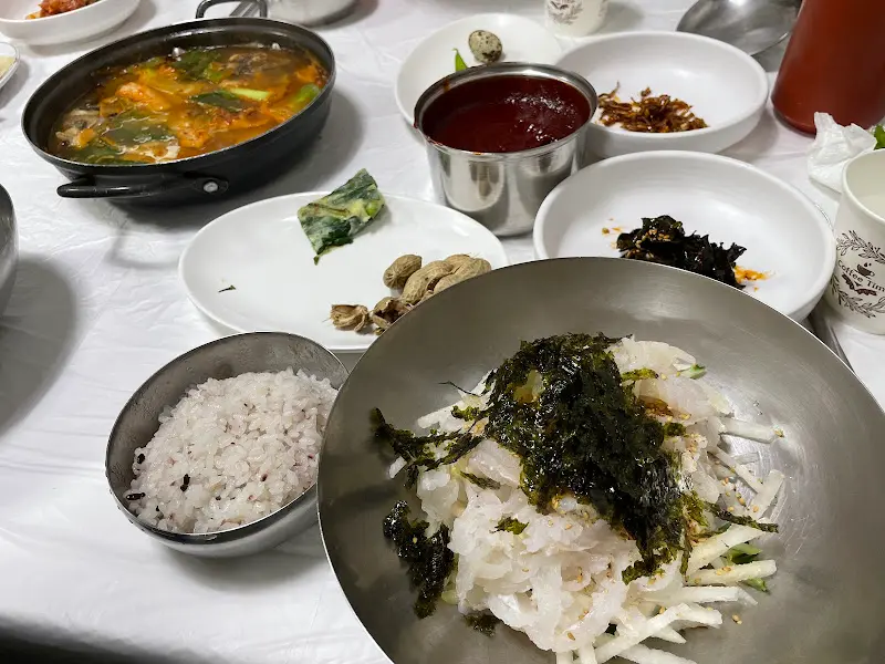 태화횟집 전체 상차림