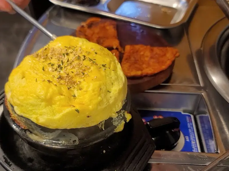 김치전과 계란찜