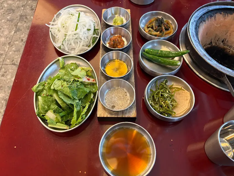 대길소갈비 밑반찬