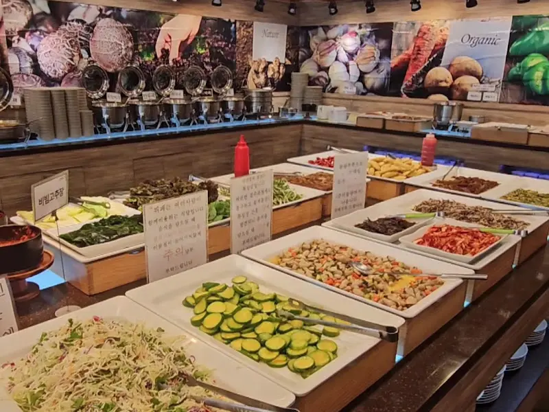 다양한 한식 메뉴