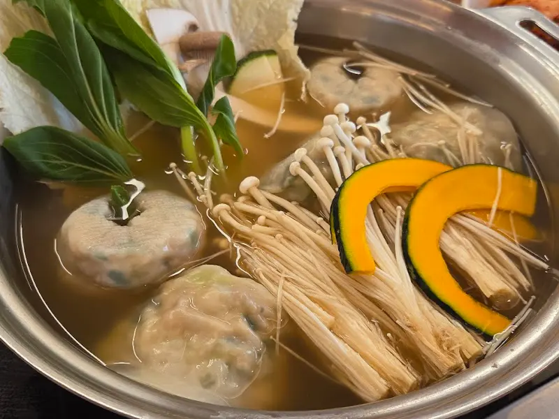 만두전골 근접샷