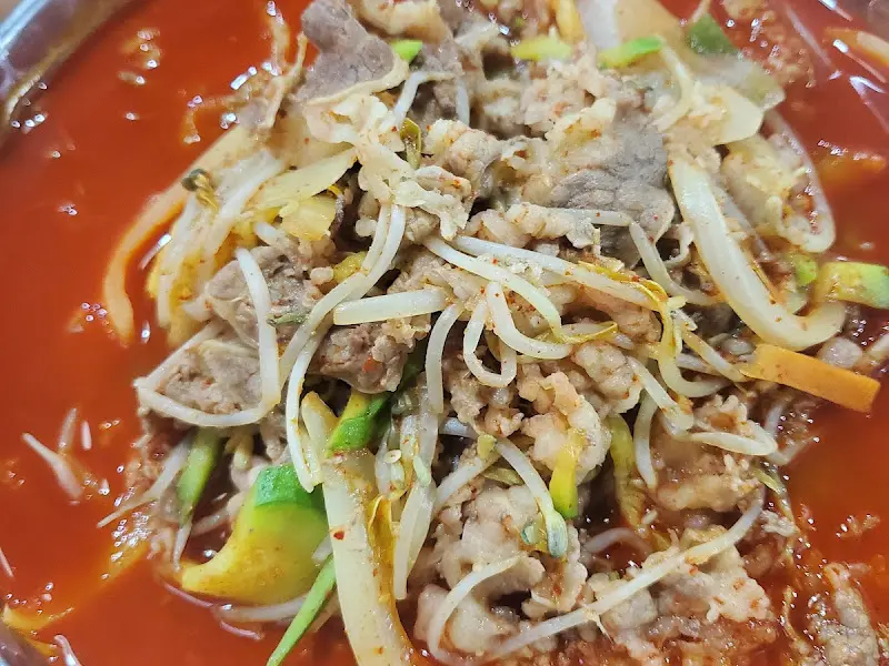 차돌 짬뽕의 모습