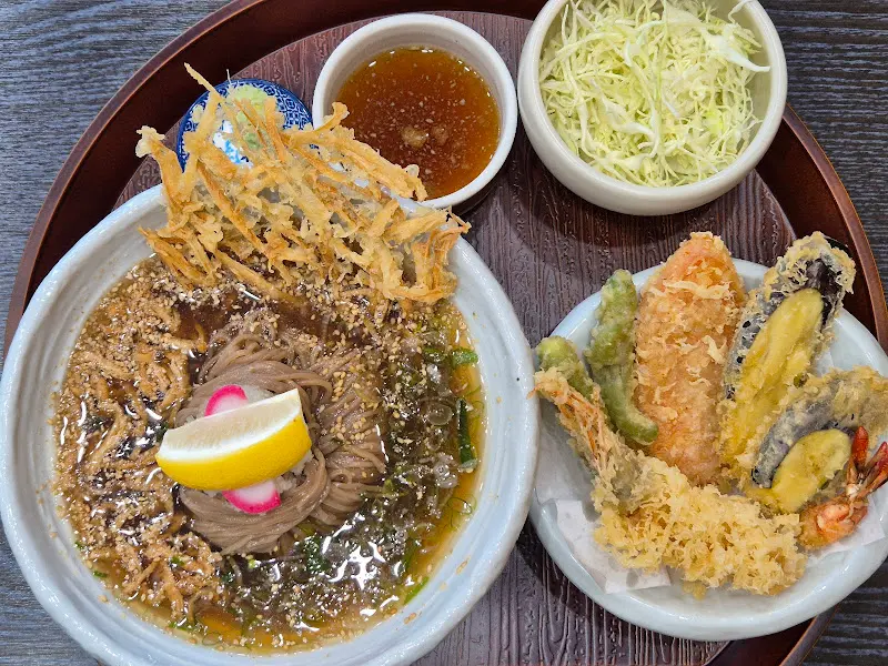 소바 세트 전체샷