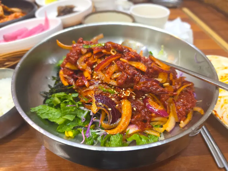 비빔밥 근접 샷