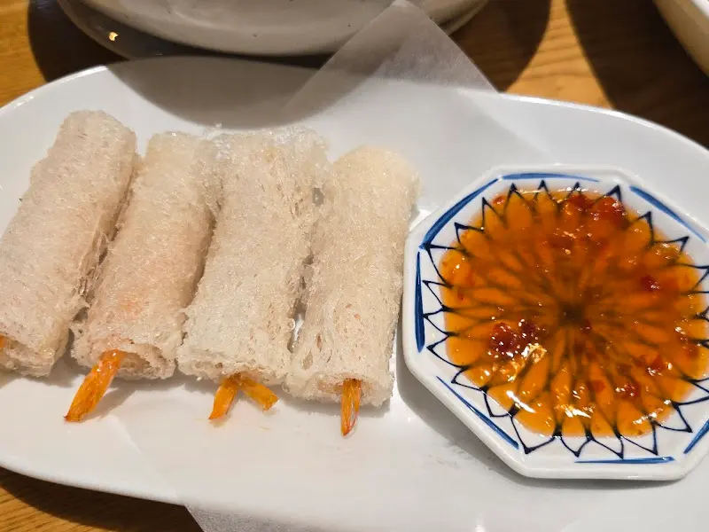 신선한 쉬림프롤