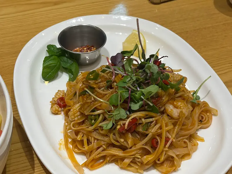 볶음 쌀국수 근접샷