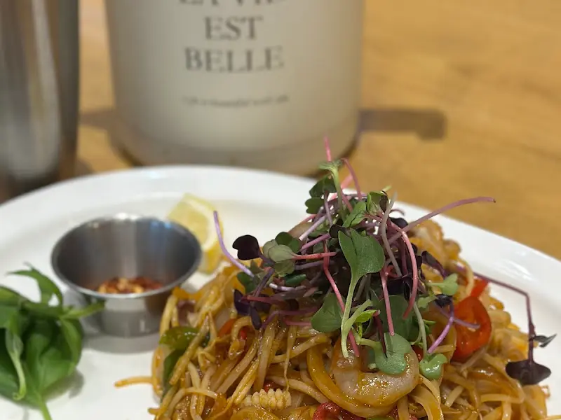 볶음 쌀국수 근접샷